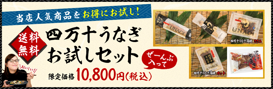 四万十うなぎお試しセット